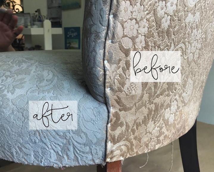 How to transform fabric with paint!