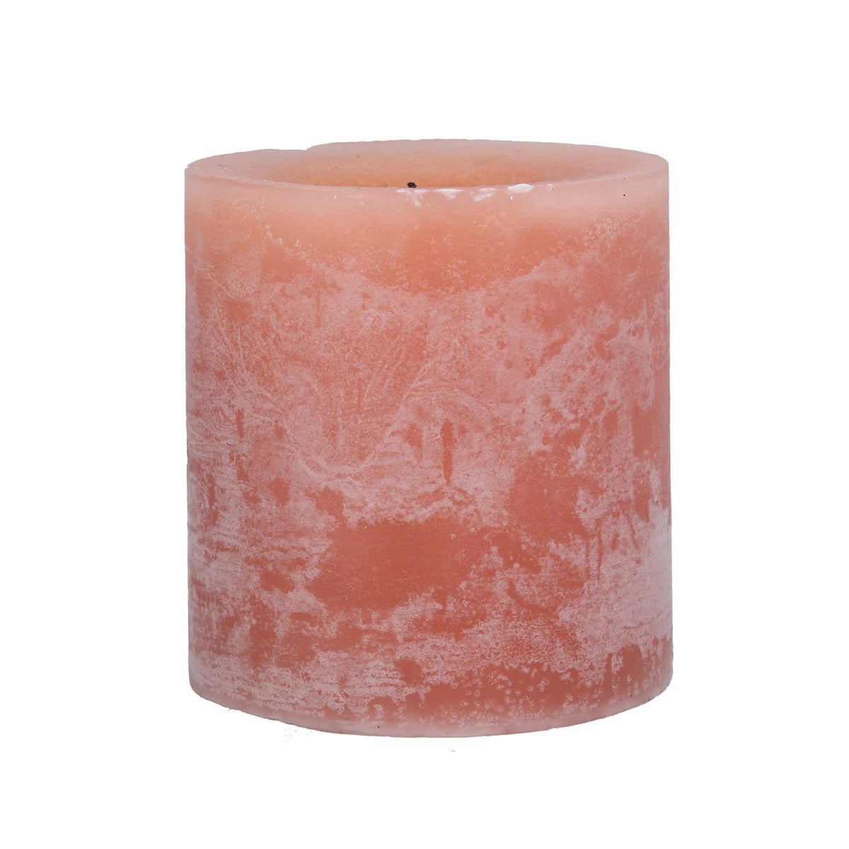 Coral pillar candles hot sale