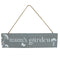 Mum's Garden Rustic Hanging Painted Sign / Plaque - CLEARANCE
