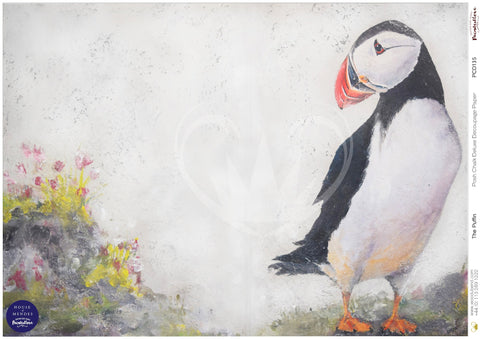 Posh Chalk The Puffin The House Of Mendes decoupage CLEARANCE 70% OFF
