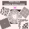 Posh Chalk Stencil Bundle Special Offer! Limited availability