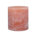 Mini Pillar Candle 7cm - Peachy muted coral | Gisela Graham