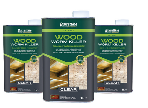 Barrettine Wood Worm Killer Treatment