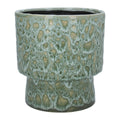 Ceramic Pot Cover 17cm - Seafoam Goblet | Gisela Graham