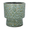 Ceramic Pot Cover 17cm - Seafoam Goblet | Gisela Graham