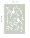 Annie Sloan Stencils Chinoiserie Birds - A3