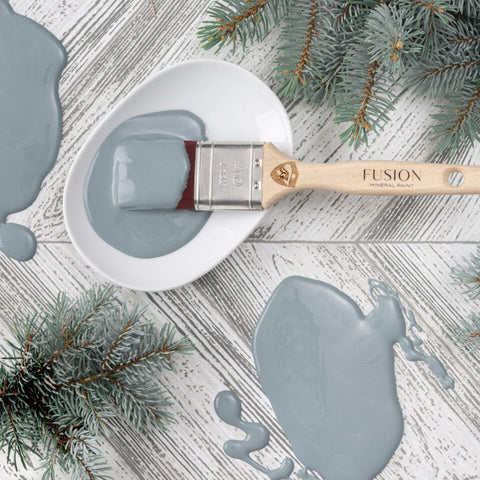 Fusion Mineral Paint - All Colours  - 500ml - Shabby Nook blue pine flatlay