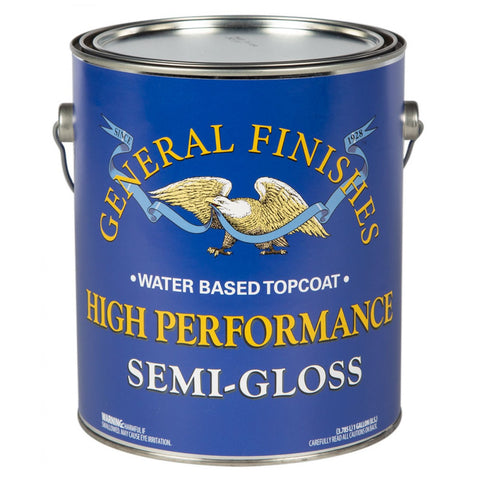 3.786 litre / GALLON General Finishes High Performance Topcoat In Different Sheens