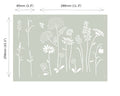 Annie Sloan Stencils Meadow Flowers - A3