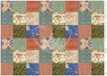 Posh Chalk Patchwork Decoupage Paper  CLEARANCE 70 % OFF