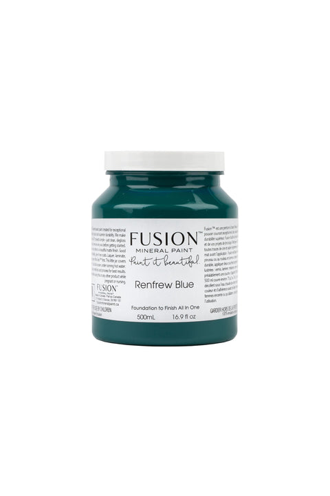 Fusion Mineral Paint For Furniture - 500ml - Shabby Nook renfrew blue