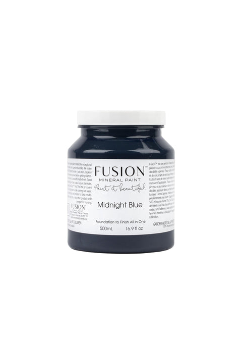 Fusion Mineral Paint For Furniture - 500ml - Shabby Nook midnight blue