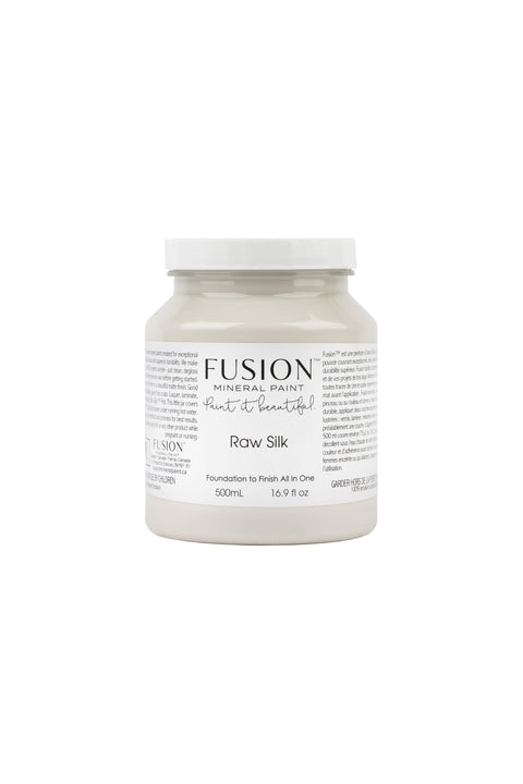 Fusion Mineral Paint For Furniture - 500ml - Shabby Nook raw silk